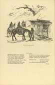 Hans Meid. Cavalry Patrol (Kavallerie-Patrouille) (headpiece, p. 148) from the periodical Kriegszeit. Künstlerflugblätter, vol. 1, no. 37 (28 April 1915). 1915