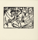 Vasily Kandinsky. Composition II (Komposition II) (plate, folio 7) from Klänge (Sounds). (1913)