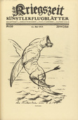 August Gaul. Lusitania (Lusitania) (in-text plate, p. 155) from the periodical Kriegszeit. Künstlerflugblätter, vol. 1, no. 39 (12 May 1915). 1915