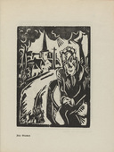 Bernhard Klein. Old Bells (Alte Glocken) (plate, page 9) from the periodical Der schwarze Turm, vol. 1, no. 2 (Apr 1919). 1919