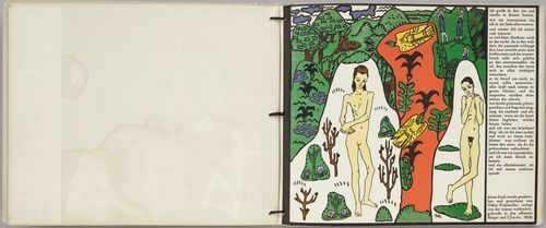 Oskar Kokoschka. The Girl Li and I (Das Mädchen Li und ich) (in-text plate, folio 10) from Die träumenden Knaben (The Dreaming Boys). 1917 (executed 1907-08)