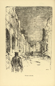 Hans Meid. Street in Kalisz (Straße in Kalisch) (plate, p. 156) from the periodical Kriegszeit. Künstlerflugblätter, vol. 1, no. 39 (12 May 1915). 1915