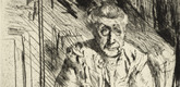 Lovis Corinth. My Mother-in-Law (Ma belle mère) from the portfolio At the Corinthians (Bei den Corinthern). (1919)