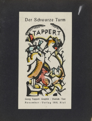 Georg Tappert. Fantastic Composition (Phantastische Komposition) (in-text plate, title page) from the periodical Der schwarze Turm, vol. 1, no. 3 (July 1919). 1919