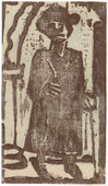 Christian Rohlfs. Strolling (Spaziergänger). (1921)