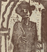 Christian Rohlfs. Strolling (Spaziergänger). (1921)