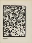 Georg Tappert. Odds and Ends (Kleinigkeiten) (plate, page 7) from the periodical Der schwarze Turm, vol. 1, no. 3 (July 1919). 1919