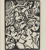 Georg Tappert. Odds and Ends (Kleinigkeiten) (plate, page 7) from the periodical Der schwarze Turm, vol. 1, no. 3 (July 1919). 1919