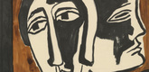 Karl Schmidt-Rottluff. Poster for the Deutscher Künstlerbund Exhibition in Stuttgart. 1930