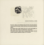 Vasily Kandinsky. Vignette next to "Early Spring" (Vignette bei "Vorfrühling") (headpiece, folio 14, verso) from Klänge (Sounds). (1913)