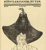 August Gaul. The Roman Eagle in May 1915 (Der römische Adler im Mai 1915) (in-text plate, p. 163) from the periodical Kriegszeit. Künstlerflugblätter, vol. 1, no. 41 (27 May 1915). 1915