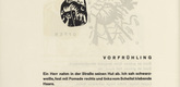 Vasily Kandinsky. Vignette next to "Early Spring" (Vignette bei "Vorfrühling") (headpiece, folio 14, verso) from Klänge (Sounds). (1913)