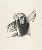 Käthe Kollwitz. Call of Death (Ruf des Todes) from the series Death (Tod). (c. 1937)