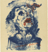 Oskar Kokoschka. The Principle (Das Prinzip) from the periodical in portfolio form Die Schaffenden, vol. 1, no. 3 (1919). (1918, published 1919)