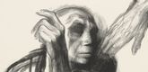 Käthe Kollwitz. Call of Death (Ruf des Todes) from the series Death (Tod). (c. 1937)