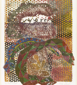 Rolf Nesch. Snake Eater (Schlangenfresser). 1966