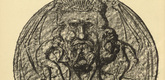August Gaul. Roman Medal (Römische Denkmünze) (plate, p. 166) from the periodical Kriegszeit. Künstlerflugblätter, vol. 1, no. 41 (27 May 1915). 1915