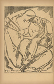 Willi Geiger. Dolorosa (plate, p. 14) from the periodical Kriegszeit. Künstlerflugblätter, vol. 1, no. 4 (23 Sept 1914). 1914