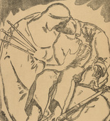Willi Geiger. Dolorosa (plate, p. 14) from the periodical Kriegszeit. Künstlerflugblätter, vol. 1, no. 4 (23 Sept 1914). 1914