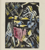 Karl Jacob Hirsch. Plate (number 1) from the periodical Der schwarze Turm, vol. 1, no. 4 (July 1919). 1919