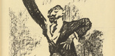 Ottomar Starke. d'Annunzio (in-text plate, p. 167) from the periodical Kriegszeit. Künstlerflugblätter, vol. 1, no. 42 (2 June 1915). 1915