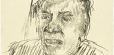 Oskar Kokoschka. Dr. Shimon Agranat (plate 2) from Jerusalem Faces. (1973-1974, executed 1973)