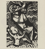 Karl Jacob Hirsch. Plate (number 4) from the periodical Der schwarze Turm, vol. 1, no. 4 (July 1919). 1919