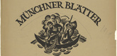 Various Artists with Max Unold, Richard Seewald, Adolf Ferdinand Schinnerer, Edwin Scharff, Paul Klee, Rudolf Grossmann, Josef Eberg, Karl Caspar, Walther Teutsch, Heinrich Campendonk, Alfred Kubin, Hans Gött, René Beeh. Münchner Blätter für Dichtung und Graphik, vol. 1, nos. 1-11/12. 1919