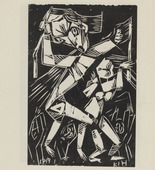 Karl Jacob Hirsch. Plate (number 8) from the periodical Der schwarze Turm, vol. 1, no. 4 (July 1919). 1919