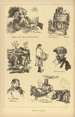 Friedrich Tischler. Sheet of Sketches from Menin (Skizzenblatt aus Menin) (plate, p. 176) from the periodical Kriegszeit. Künstlerflugblätter, vol. 1, no. 44 (17 June 1915). 1915