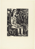 Walter Helbig. Islander (Insulanerin) from 16 Woodcuts (16 Holzschnitte). 1925, published 1926
