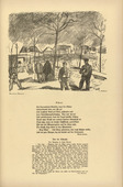 Rudolf Grossmann. Berlin Suburb (Berliner Vorort) (headpiece, p. 177) from the periodical Kriegszeit. Künstlerflugblätter, vol. 1, no. 44 (17 June 1915). 1915
