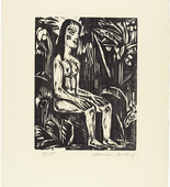 Walter Helbig. Islander (Insulanerin) from 16 Woodcuts (16 Holzschnitte). 1925, published 1926