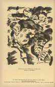 Willy Semm. Memory of the Russian Days in East Prussia (Erinnerung an die Russentage in Ostpreußen) (plate, p. 178) from the periodical Kriegszeit. Künstlerflugblätter, vol. 1, no. 44 (17 June 1915). 1915