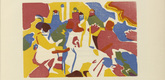 Vasily Kandinsky. Oriental (Orientalisches) (plate, folio 18) from Klänge (Sounds). (1913)