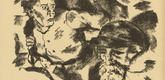Willy Semm. Memory of the Russian Days in East Prussia (Erinnerung an die Russentage in Ostpreußen) (plate, p. 178) from the periodical Kriegszeit. Künstlerflugblätter, vol. 1, no. 44 (17 June 1915). 1915