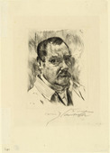 Lovis Corinth. Self-Portrait (Selbstbildnis). (1914)