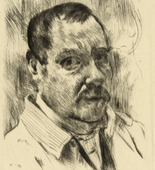 Lovis Corinth. Self-Portrait (Selbstbildnis). (1914)