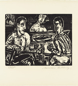 Walter Helbig. Drunkards (Die Trinker) from 16 Woodcuts (16 Holzschnitte). 1925, published 1926