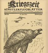 August Gaul. Tirol (in-text plate, p. 179) from the periodical Kriegszeit. Künstlerflugblätter, vol. 1, no. 45 (24 June 1915). 1915