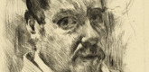 Lovis Corinth. Self-Portrait (Selbstbildnis). (1914)