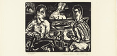 Walter Helbig. Drunkards (Die Trinker) from 16 Woodcuts (16 Holzschnitte). 1925, published 1926
