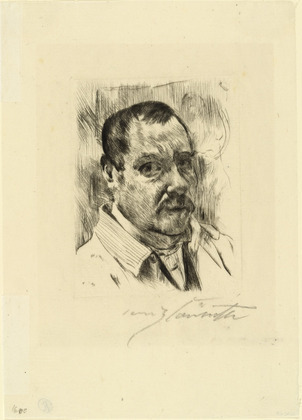 Lovis Corinth. Self-Portrait (Selbstbildnis). (1914)