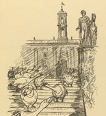 August Gaul. Enthusiasm at the Capitol (Begeisterung auf dem Kapitol) (plate, p. 181) from the periodical Kriegszeit. Künstlerflugblätter, vol. 1, no. 45 (24 June 1915). 1915