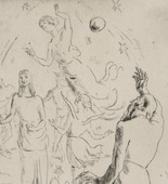 Felix Meseck. Illustration for Act IV from Shakespeare's The Tempest (Der Sturm). (1922)