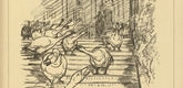 August Gaul. Enthusiasm at the Capitol (Begeisterung auf dem Kapitol) (plate, p. 181) from the periodical Kriegszeit. Künstlerflugblätter, vol. 1, no. 45 (24 June 1915). 1915