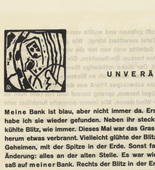 Vasily Kandinsky. Vignette next to "Unchanged" (Vignette bei "Unverändert") (headpiece, folio 21) from Klänge (Sounds). (1913)