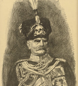 Valer von Ferenczy. Senior General von Mackensen (Generaloberst von Mackensen) (plate, p. 182) from the periodical Kriegszeit. Künstlerflugblätter, vol. 1, no. 45 (24 June 1915). 1915