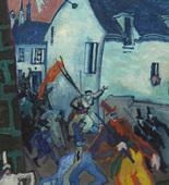 Lyonel Feininger. Uprising. 1910