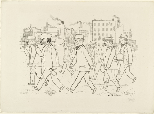 George Grosz. Ants (Ameisen) from In the Shadows (Im Schatten). (1920, published 1921)
